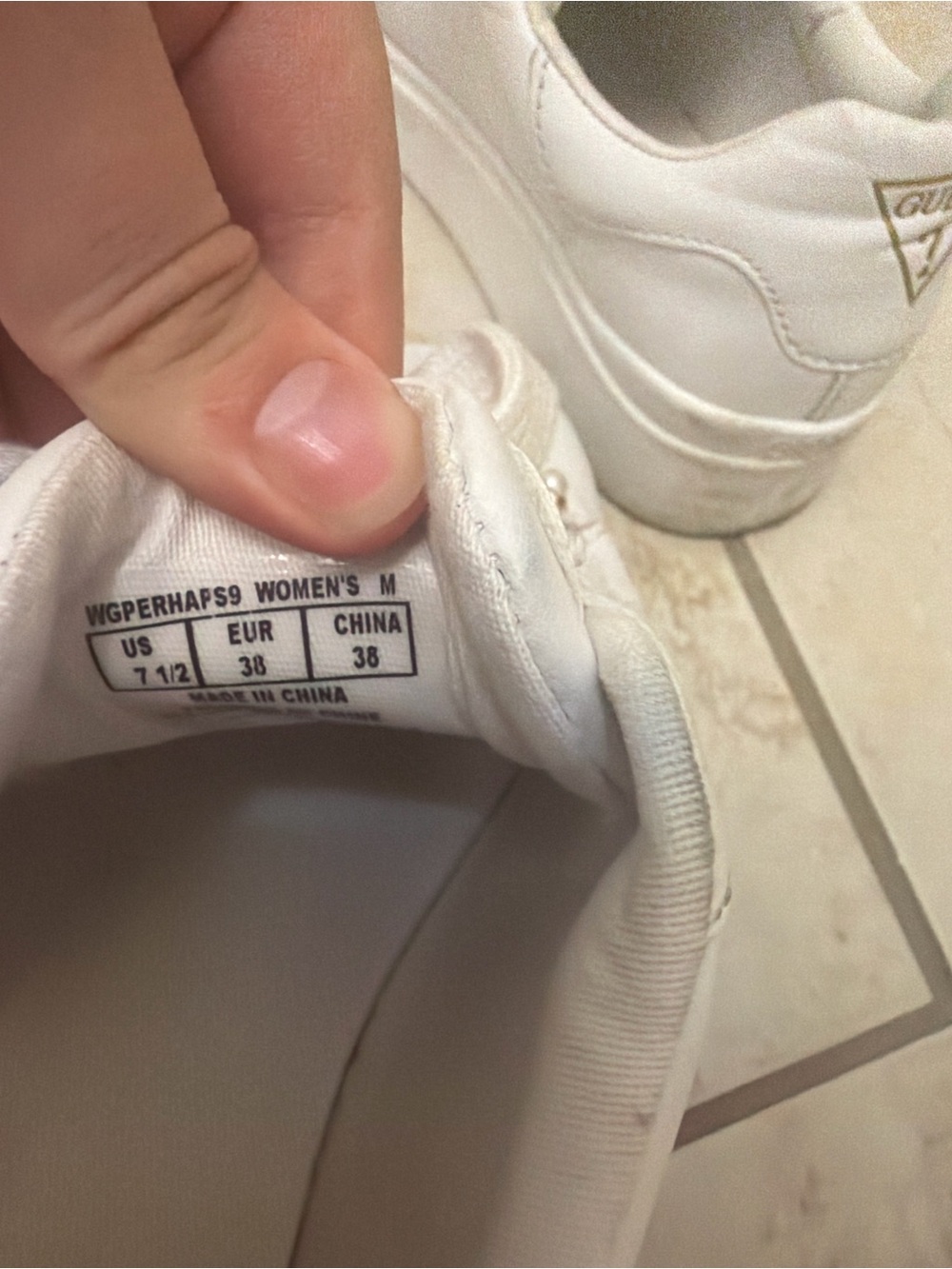 Guess Sneakers with Gold Charms - Picture 6 of 6